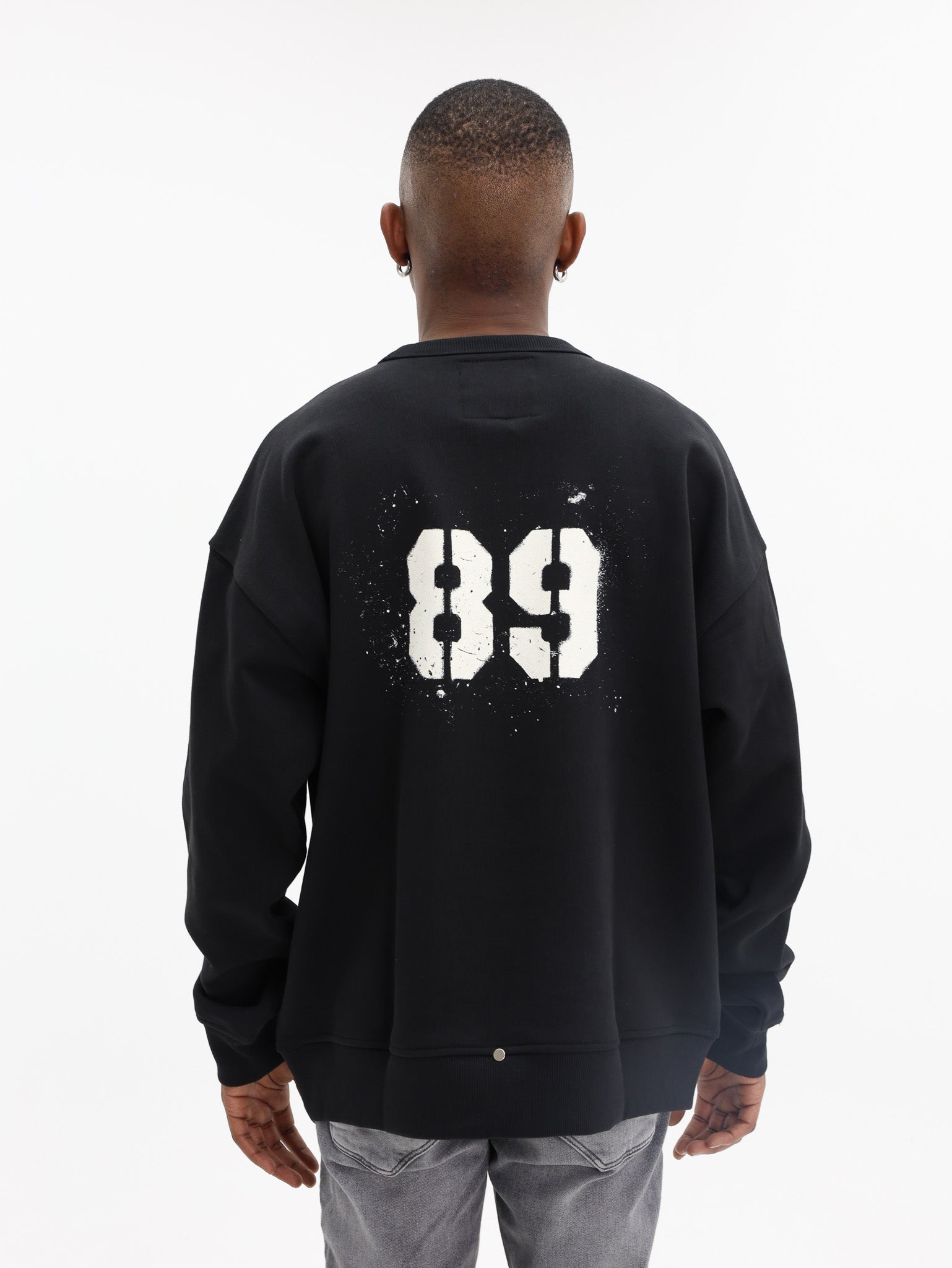 G-Star Sweater Sprayed 89 GR Loose Black
